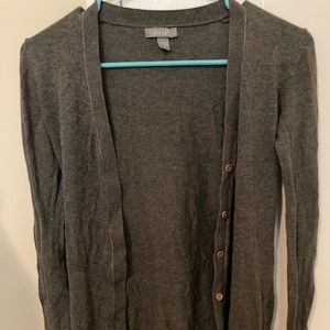 Grey cardigan with sparkly embroidery